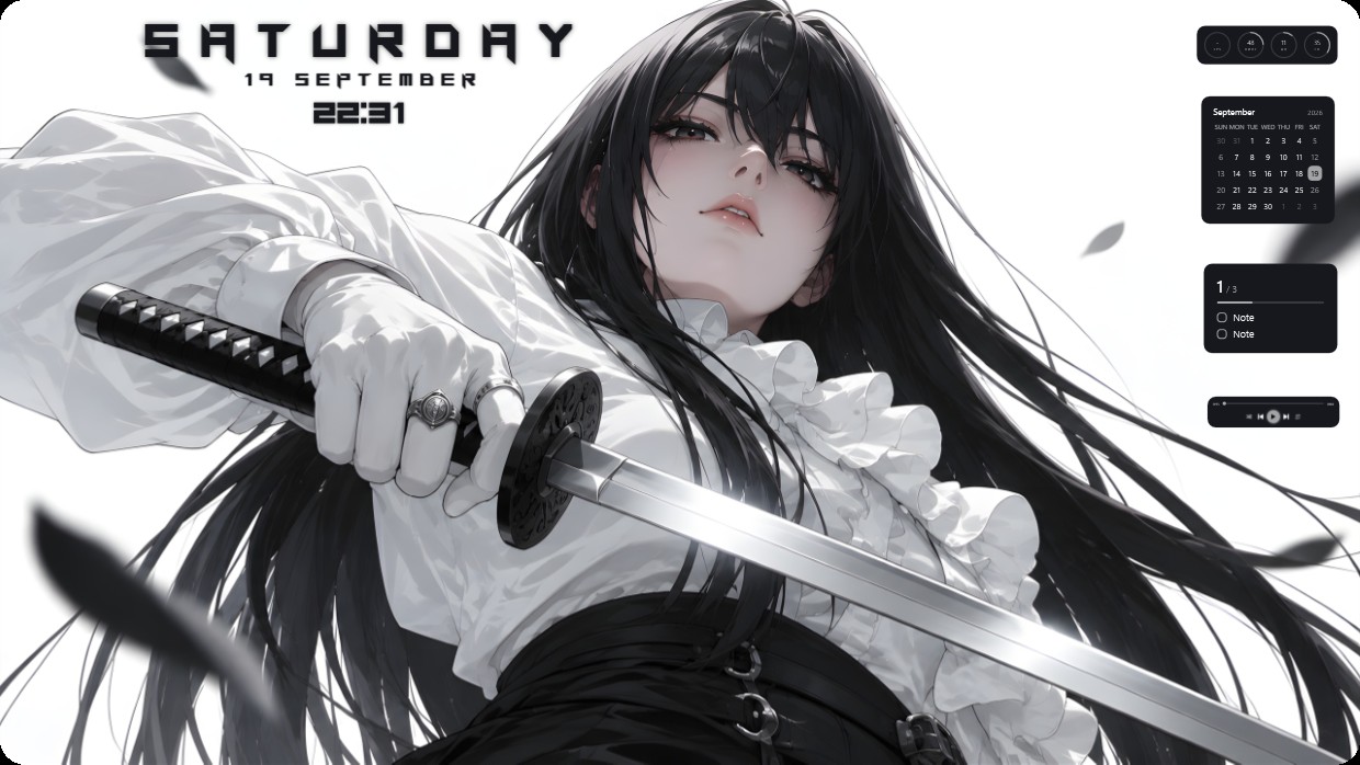 Samurai Anime Girl