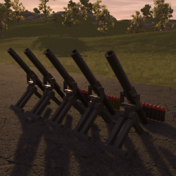 Working Tripod Rocket Gun (Mortar Battery) (1.8)