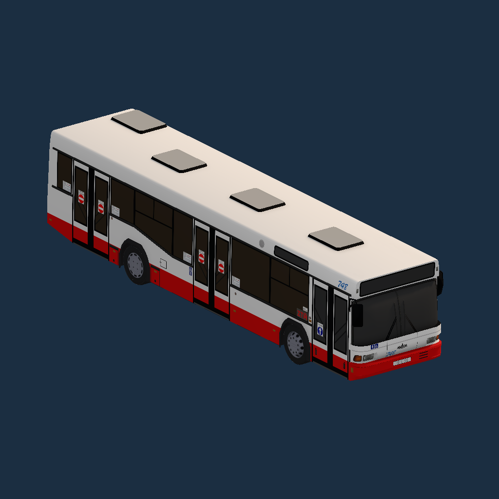 IREX Meteor #748 czerwone - MAZ 103.062