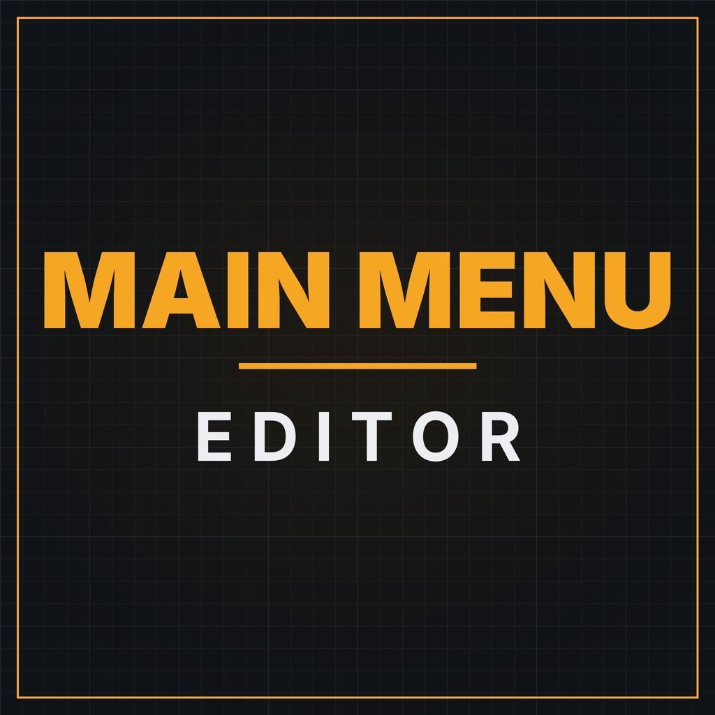 (Arg) Main Menu editor tool