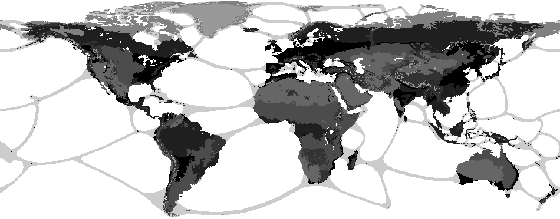 big world map throught changing app data