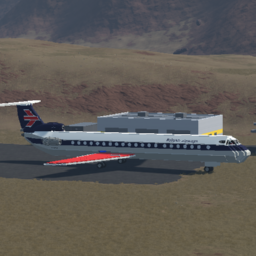Softbody AIR LINER Hawker Siddley HS-121 British Airways
