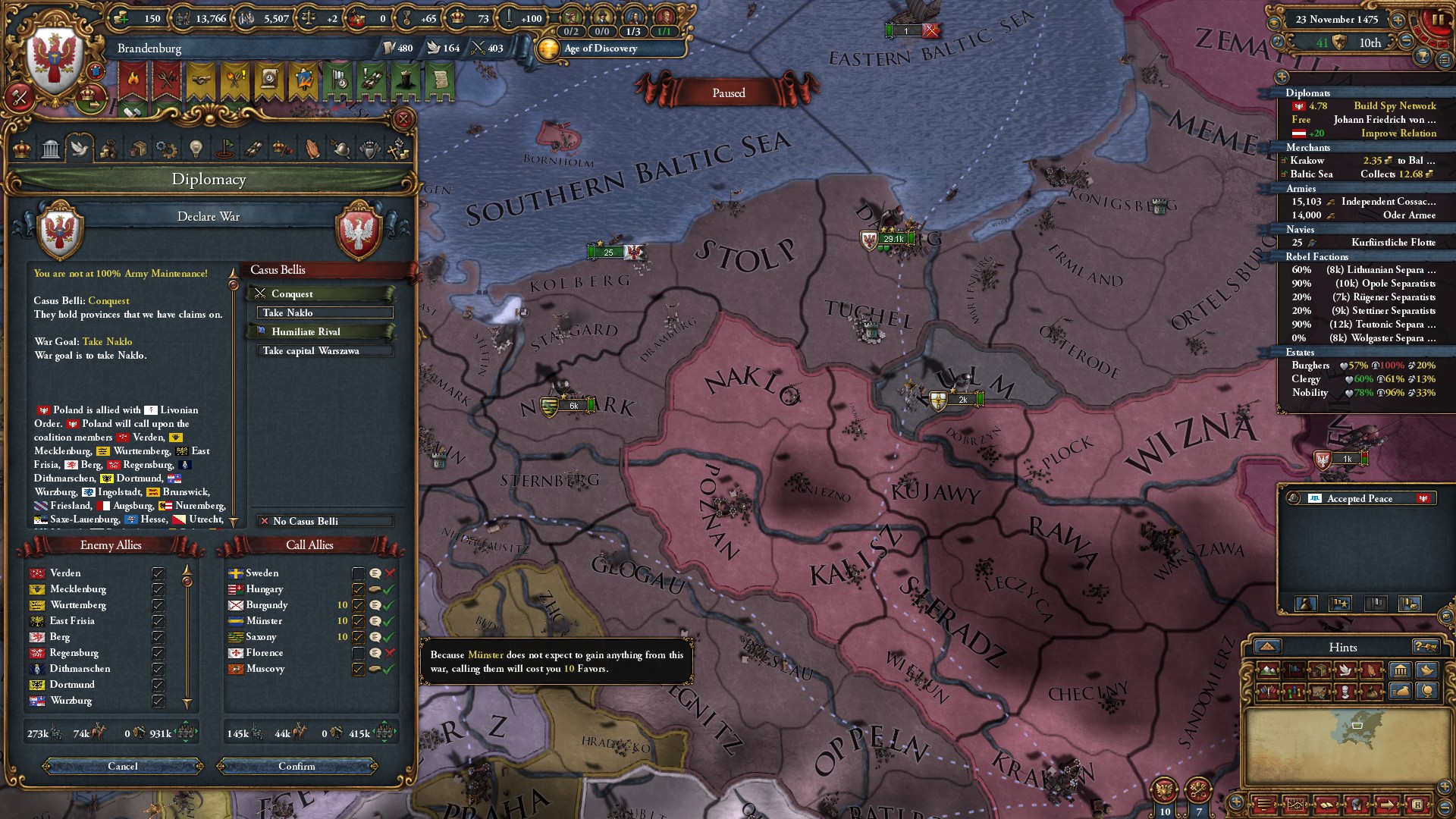 Скриншот Europa Universalis IV