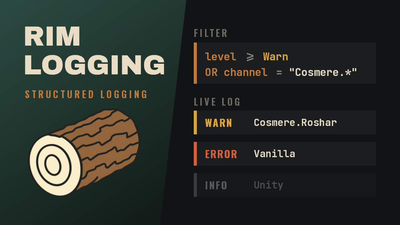 RimLogging: RimWorld log viewer and bug report sharing preview