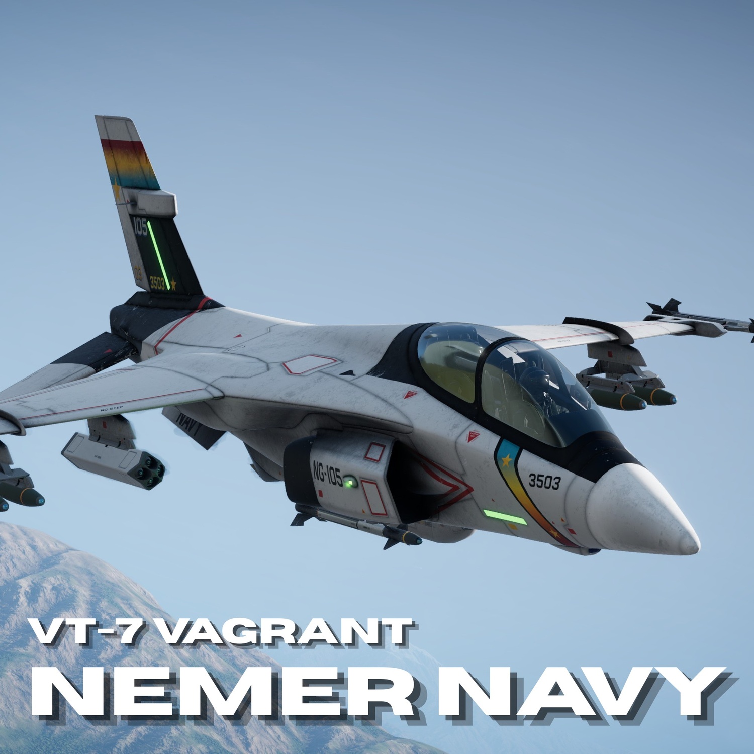 Nemer Navy White - VT-7 Vagrant