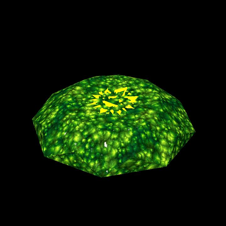 A glowing sigil stone B - burst