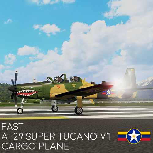 FAST(Fuerza Aerea Santheodorense) A-29 Super Tucano (Cargo Plane)