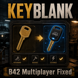 KeyBlank Fixed [B42] – Project Zomboid Mod