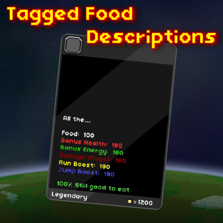 Tagged Food Descriptions
