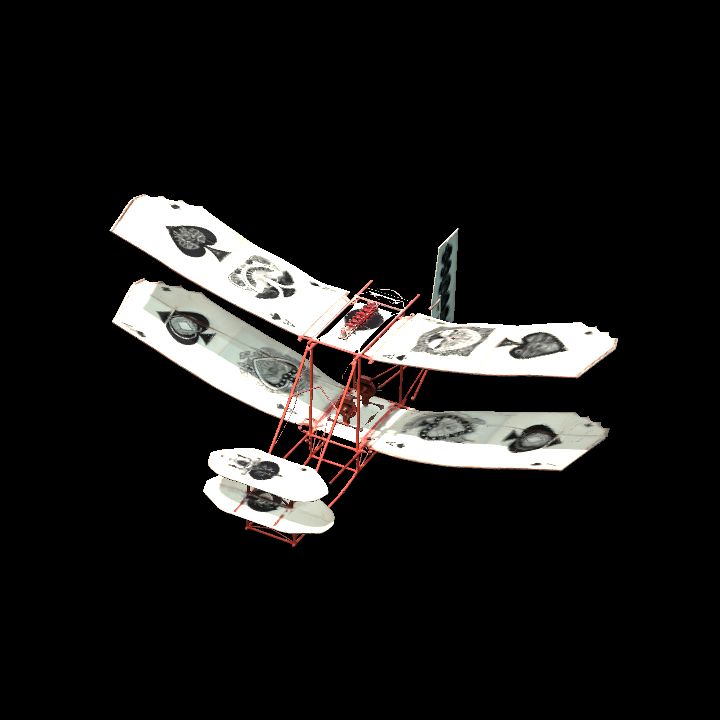 Plane Kite 2 Aces Playing card