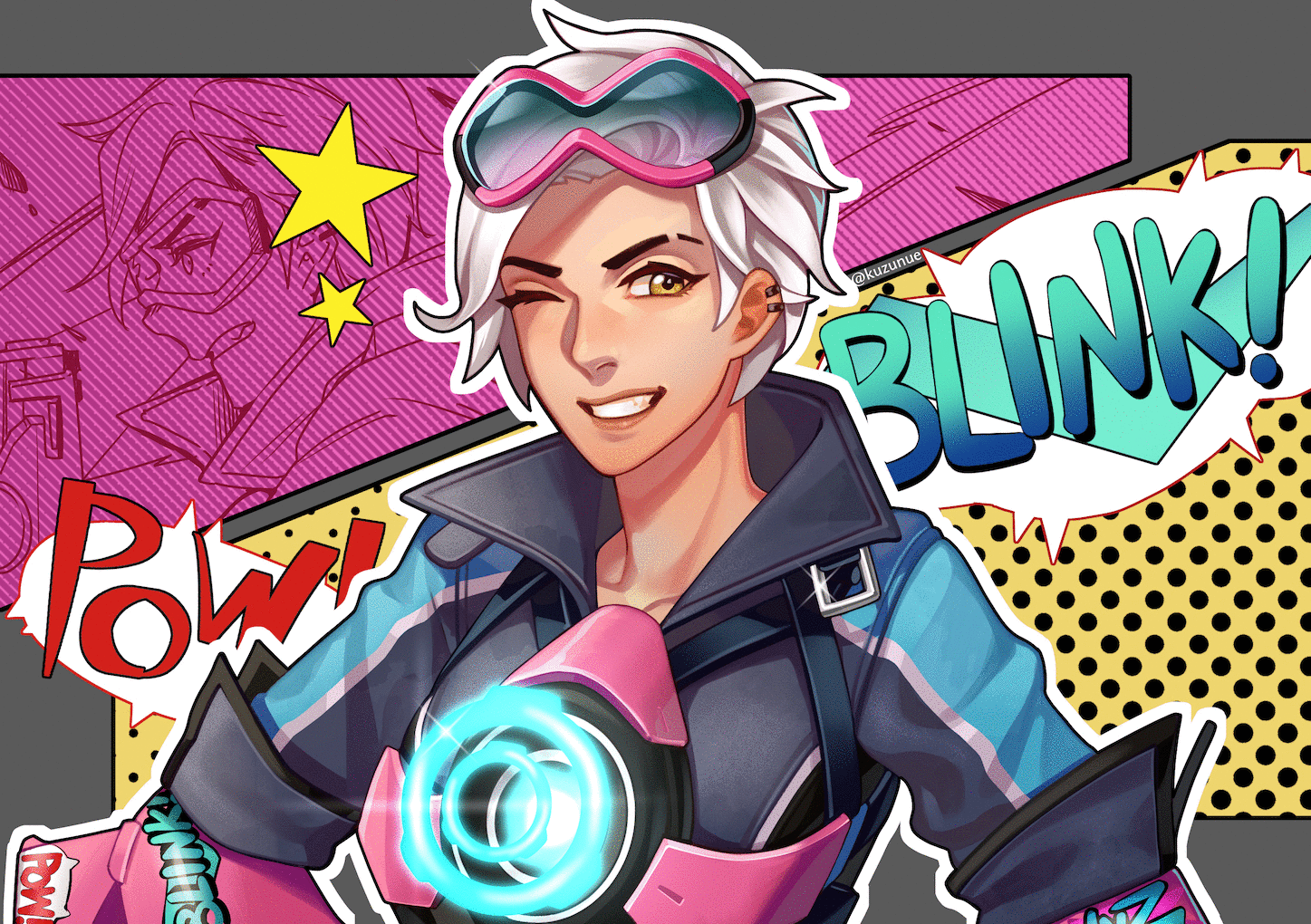 Overwatch Comic Book Tracer Common Infected
