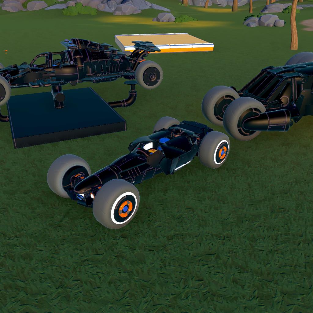 BLACK TRAKMANIA CAR