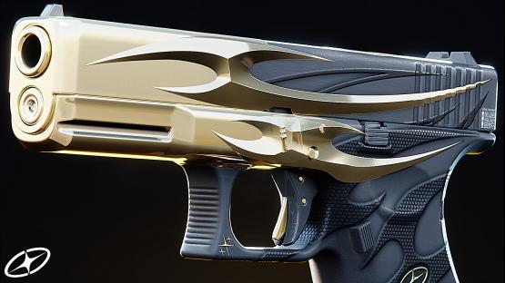 Glock-18 | Scorpion (Gold Tribal)