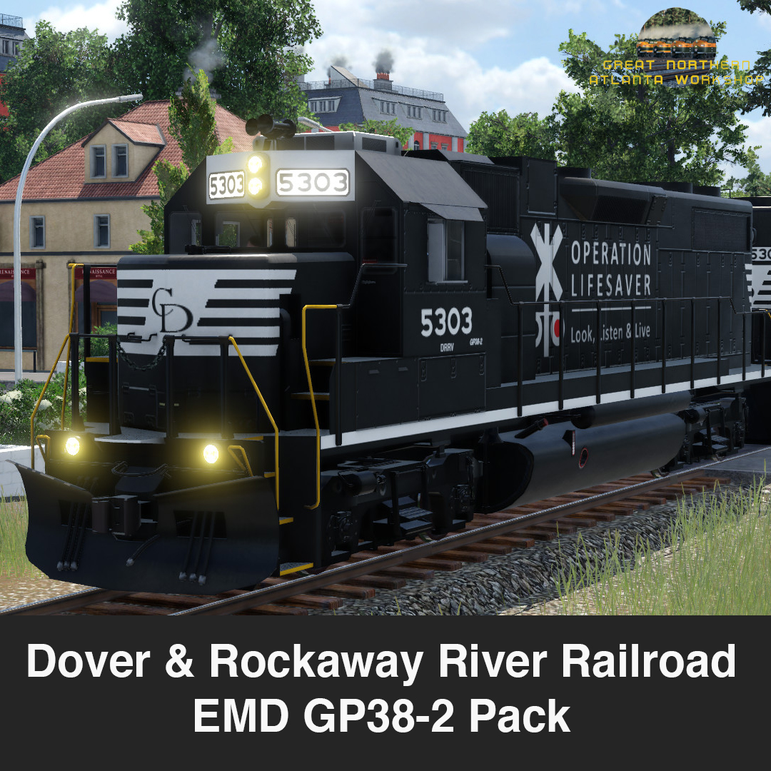 Dover & Rockaway River Railroad EMD GP38-2 Skin Pack