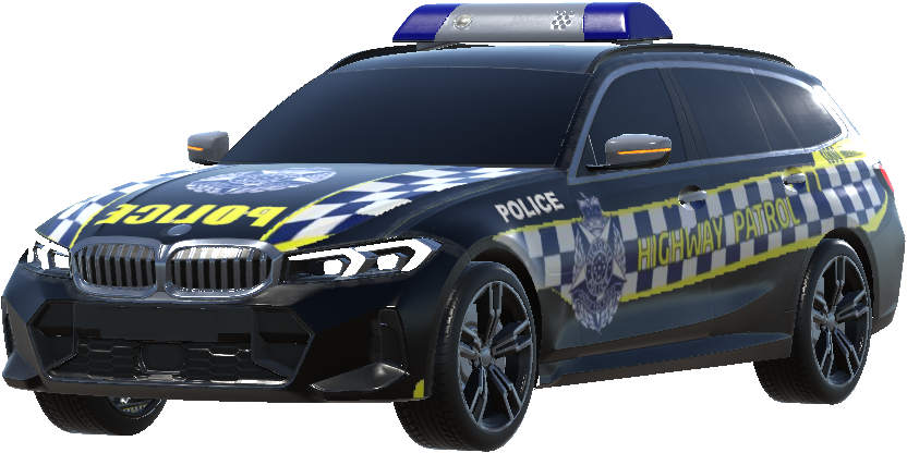 Australia BLACK highway patrol Vicpol RDH