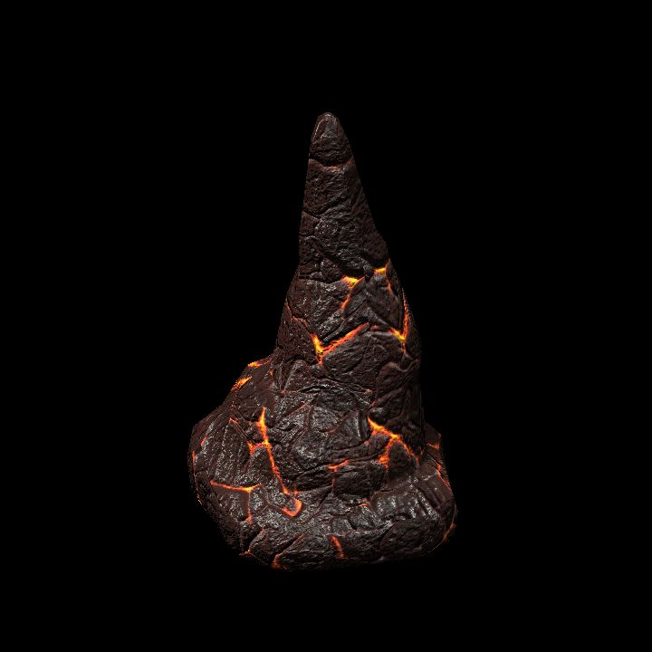 lava rock, stalagmite 3