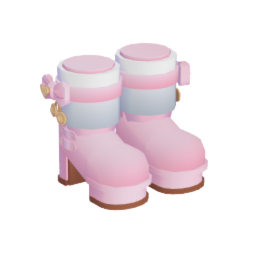 Cute Fur Heel Boots