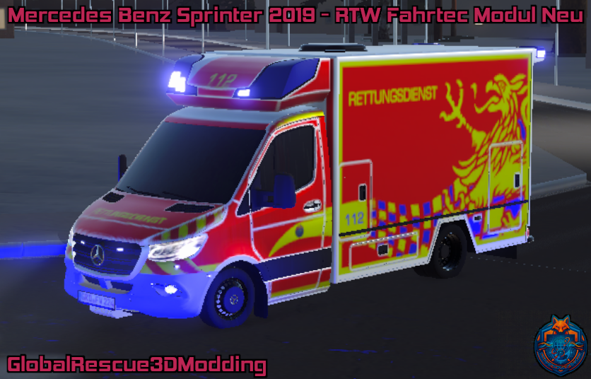 MB Sprinter 2019 Fahrtec RTW Neue Variante - Ambulance