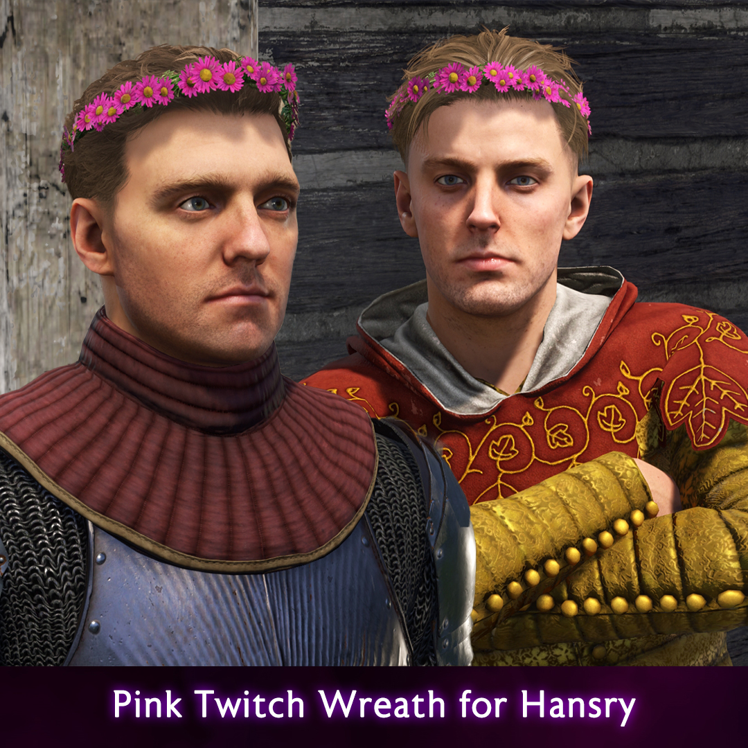 Pink Twitch Wreath for Hansry