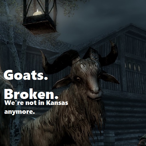 Some Really F*cking Weird Goats