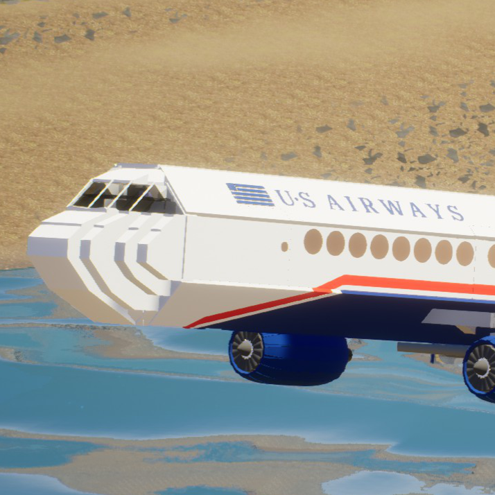 Softbody AIR LINER Airbus A320 US Airways [REMASTERED]