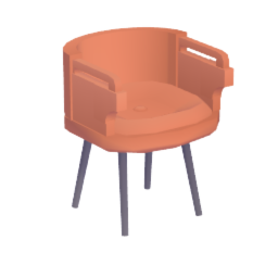 Mid-century modern chair