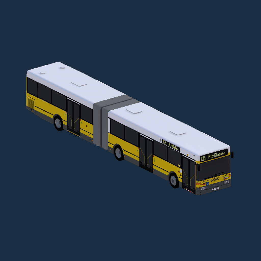 BVG - MB O405GN1 Grundlack Corporate Design mit Wimpeln