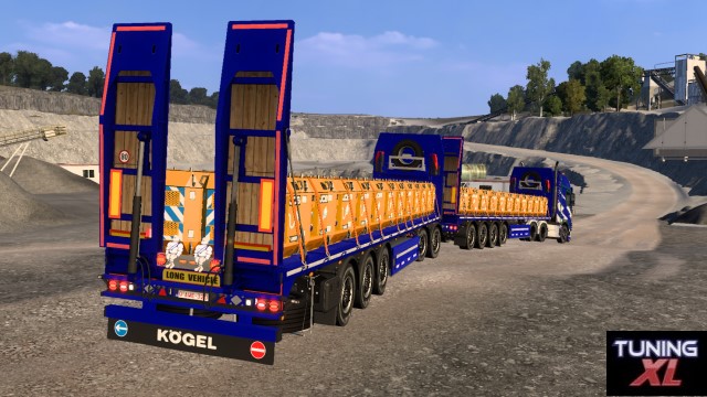 SCS-Kögel Flatbed steel HCT (TruckersMP)