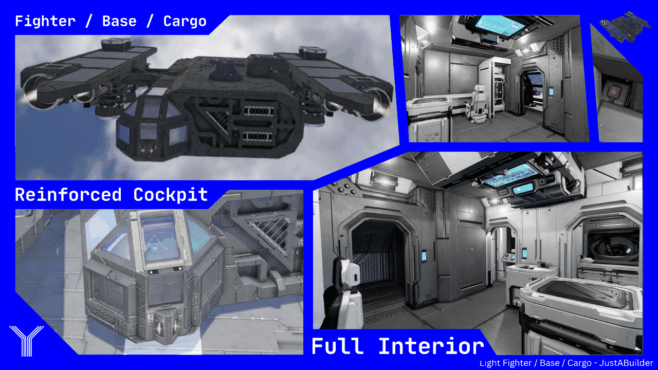 Light Fighter / Base / Cargo - JustABuilder preview