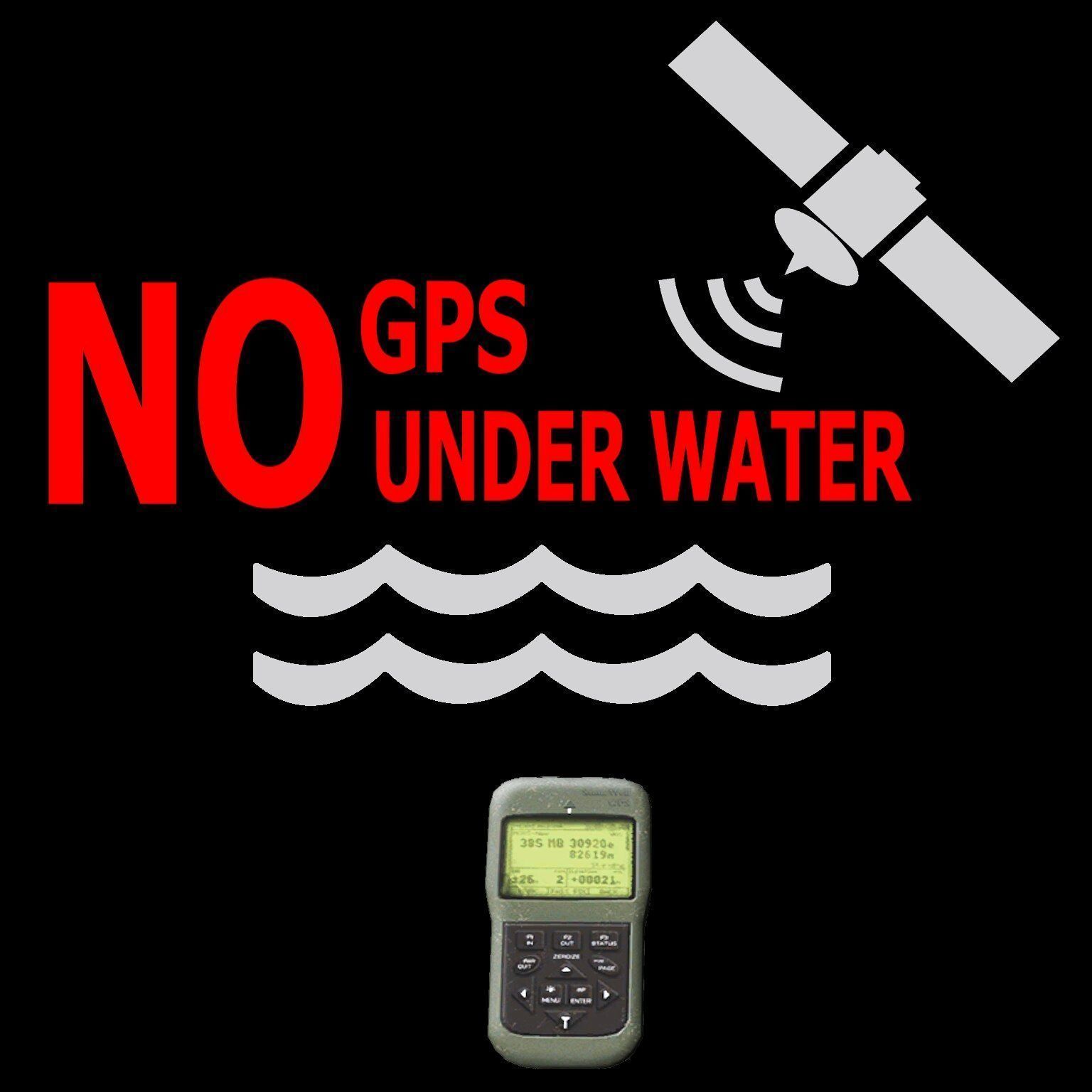 No GPS Under Water