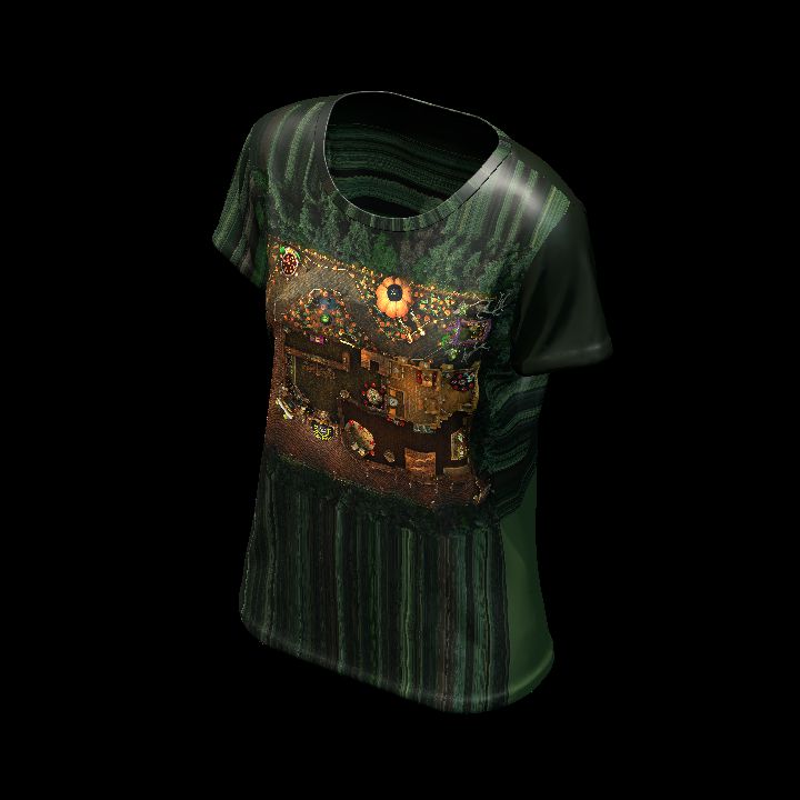 Shirt customised 28 map