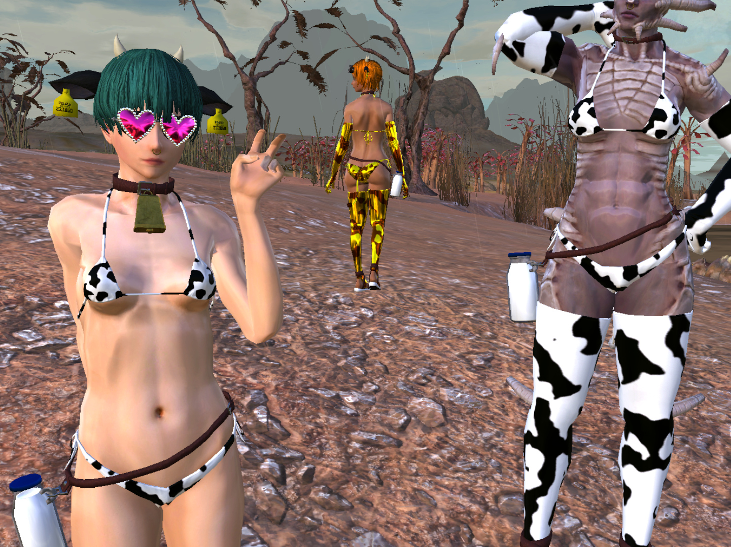 うしビキニ / Cow Print Bikini