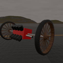 2 wheels on a v8