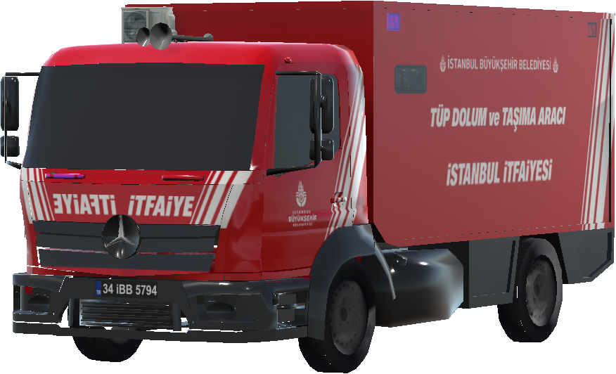 Mercedes-Benz Atego | Istanbul Fire Department Breathing Apparatus Unit Vehicle preview