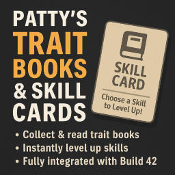 Patty's Trait Books & Skill Cards – Project Zomboid Mod