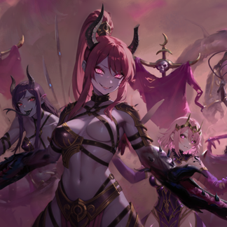 (4K HD support) Slaanesh Lords & Agents repainted