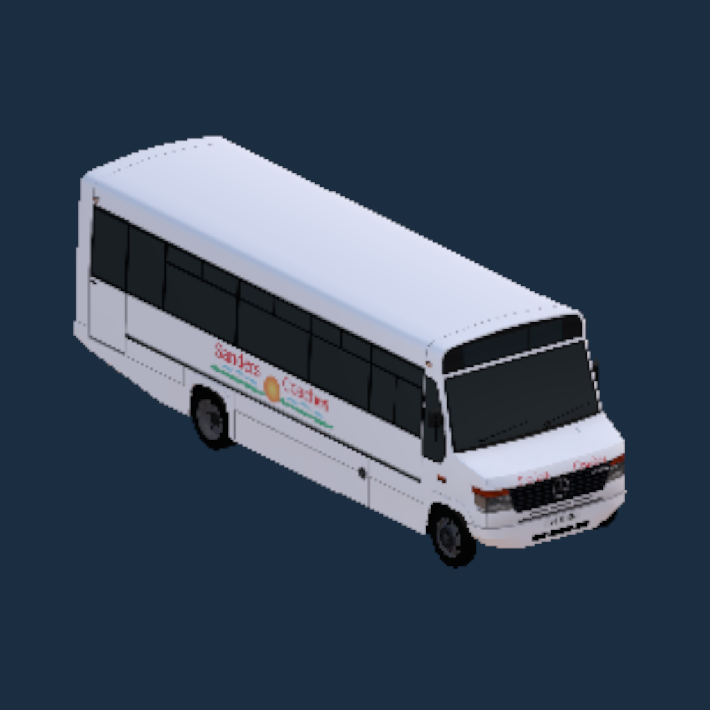 Mercedes-Benz O814D Plaxton Beaver Sanders Coaches White Branded