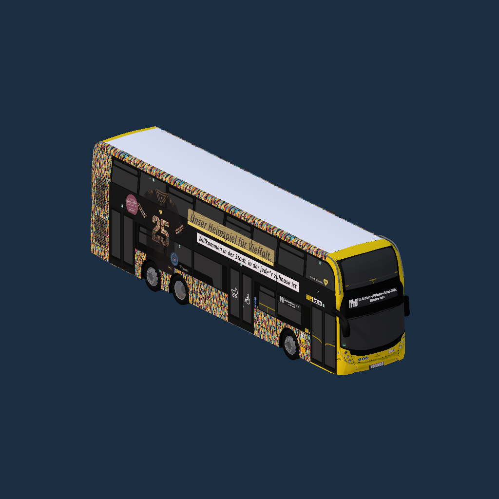 ADL Enviro 500 - BVG - NFL in Berlin