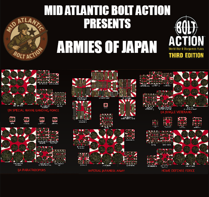 Mid Atlantic Bolt Action Armies of Japan