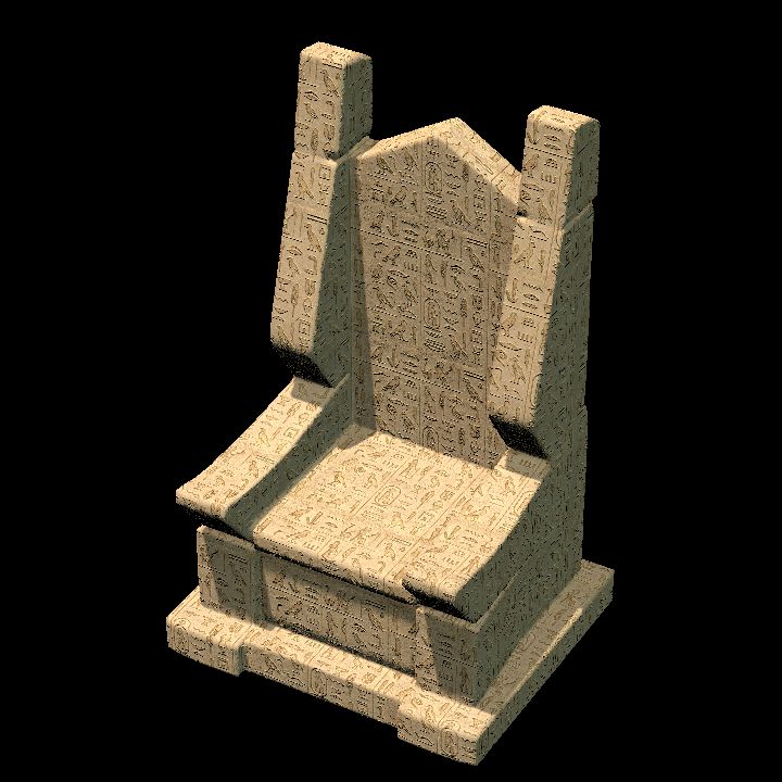 Throne, Hieroglyphic #1
