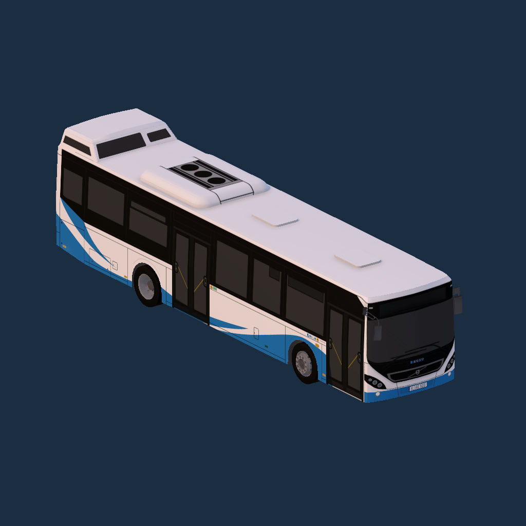 「浦东上南」Volvo 7900 (Shanghai Pudong Bus Livery) preview