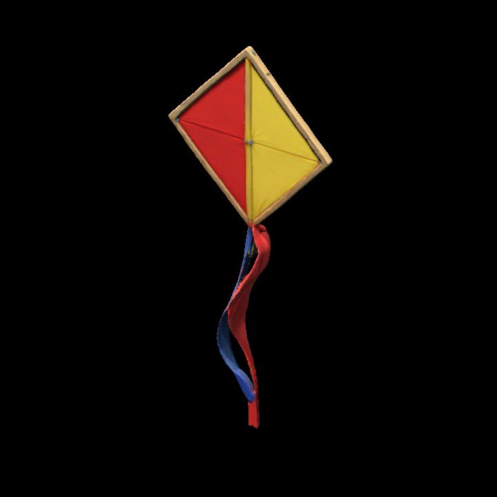 Kite Diamond with Tail in Color