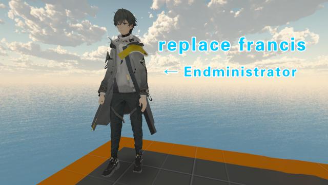 Arknights Endfield Endministrator（明日方舟终末地 男管理员）replace francis