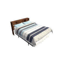 Queen Bed With Storage Headboard