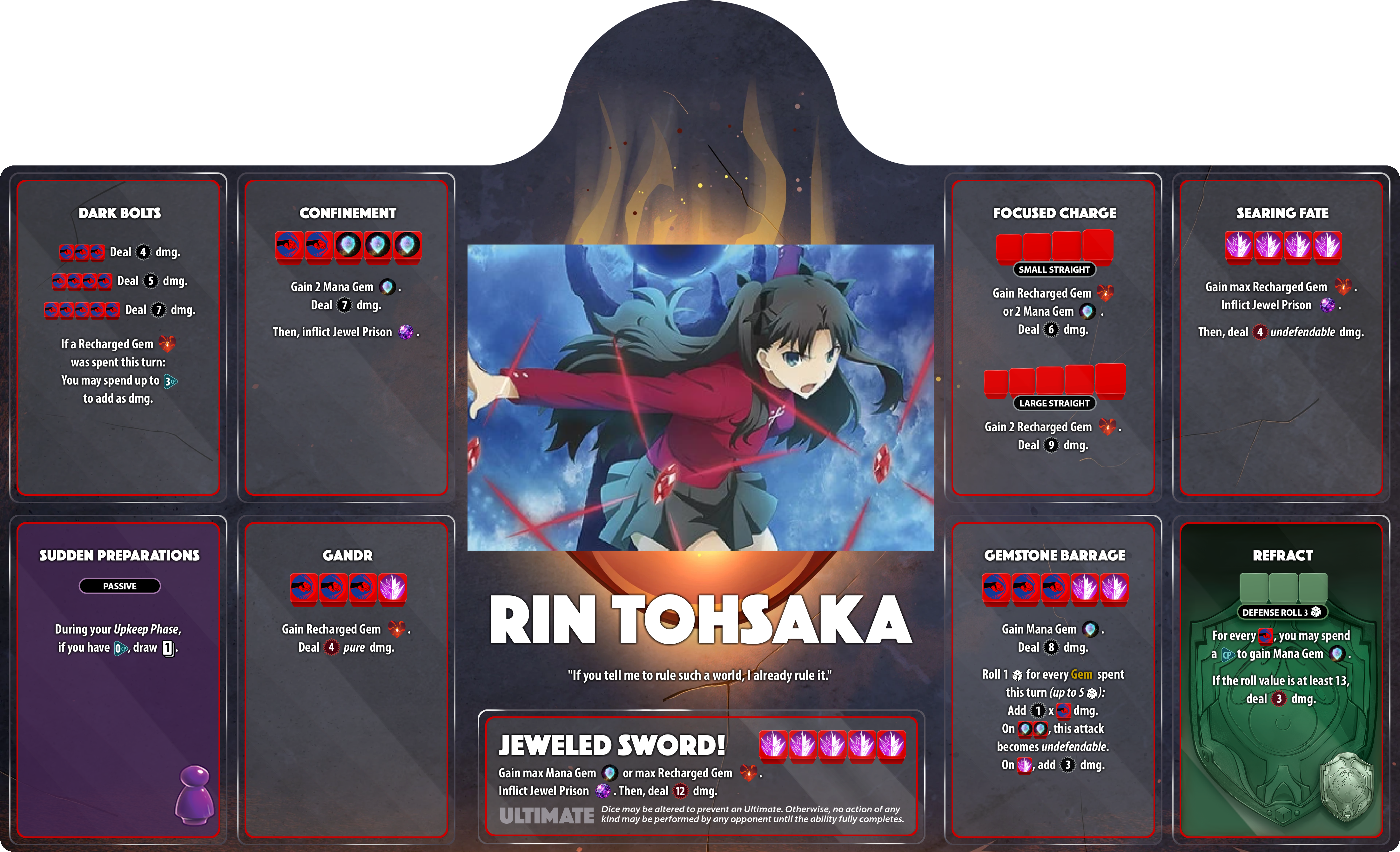 Rin Tohsaka DT Homebrew preview