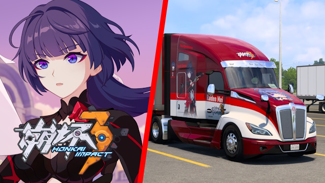 Kenworth T680 2022 Raiden Mei (Orochi Cuirass) - Honkai Impact 3 [Combo Skin]