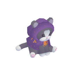 Cat With Wizard Cloak Plushie