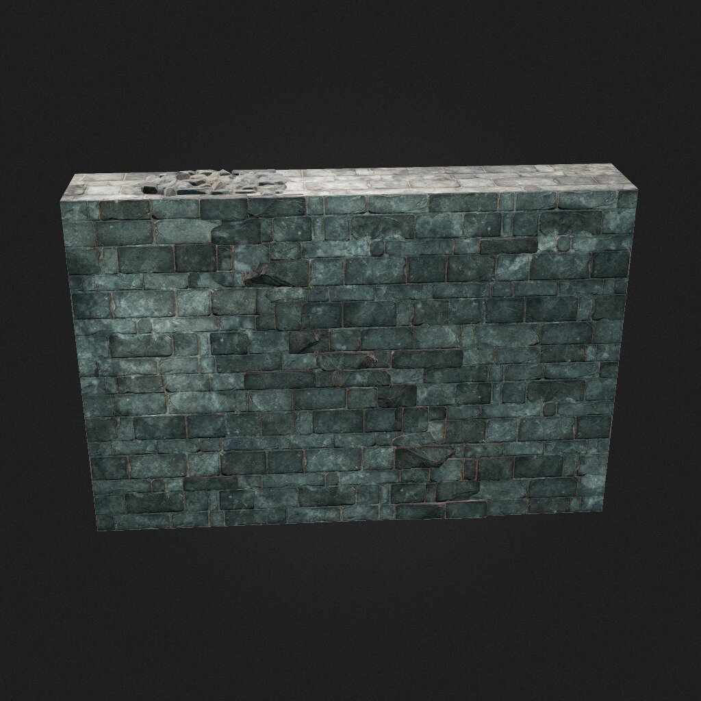 full rubble block