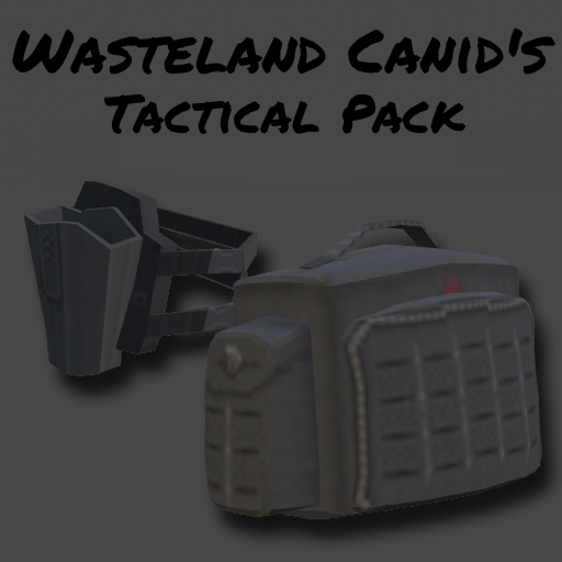 wasteland canid's tactical pack b42