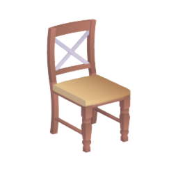 Cross-Back Dining Chair
